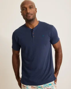 Jersey Short-Sleeve Henley