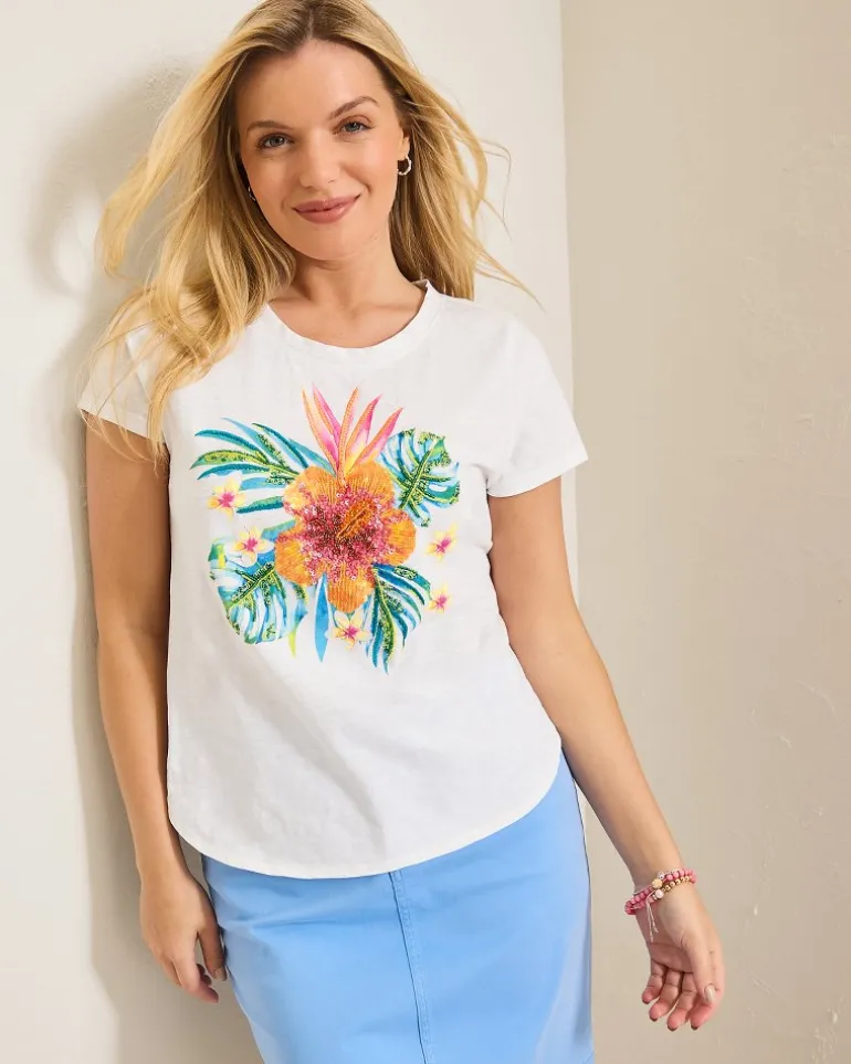 Jewel of the Jungle Embellished Lux T-Shirt