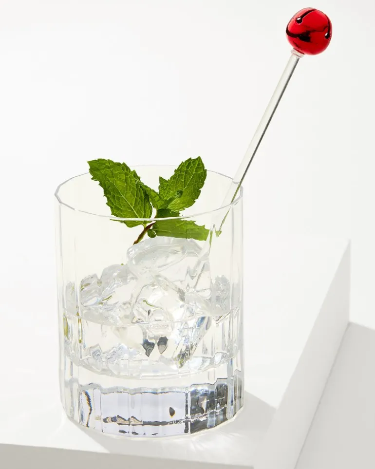 Jingle Bell Red Stir Sticks