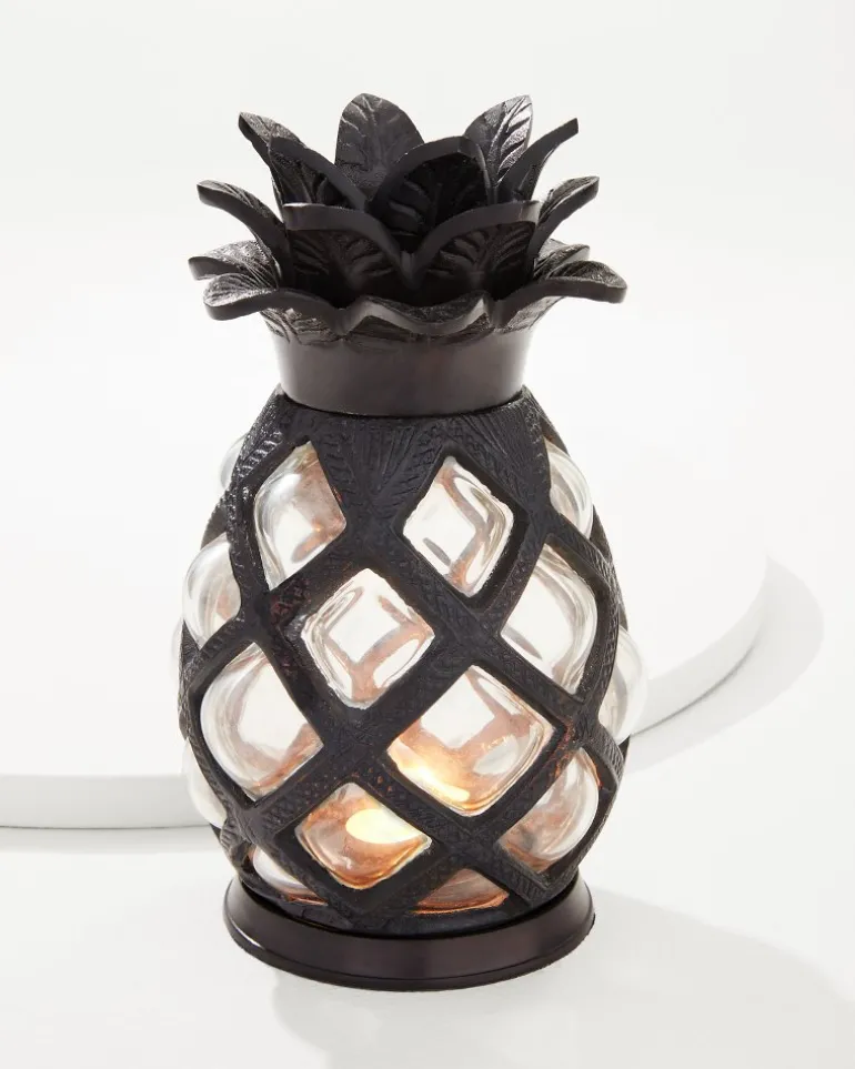Large Glass Pineapple Votive Holder