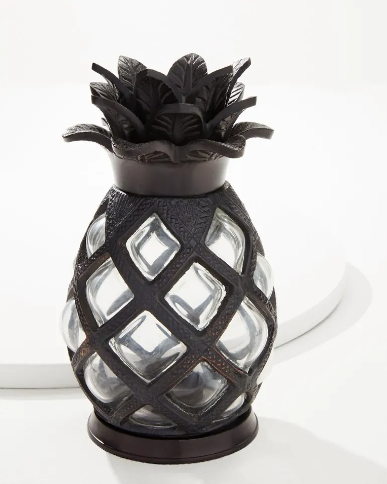 Large Glass Pineapple Votive Holder