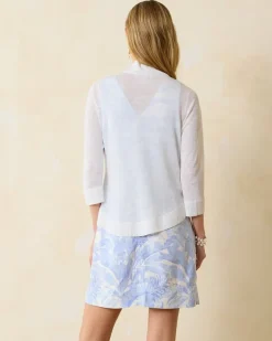 Lea Open Linen Cardigan