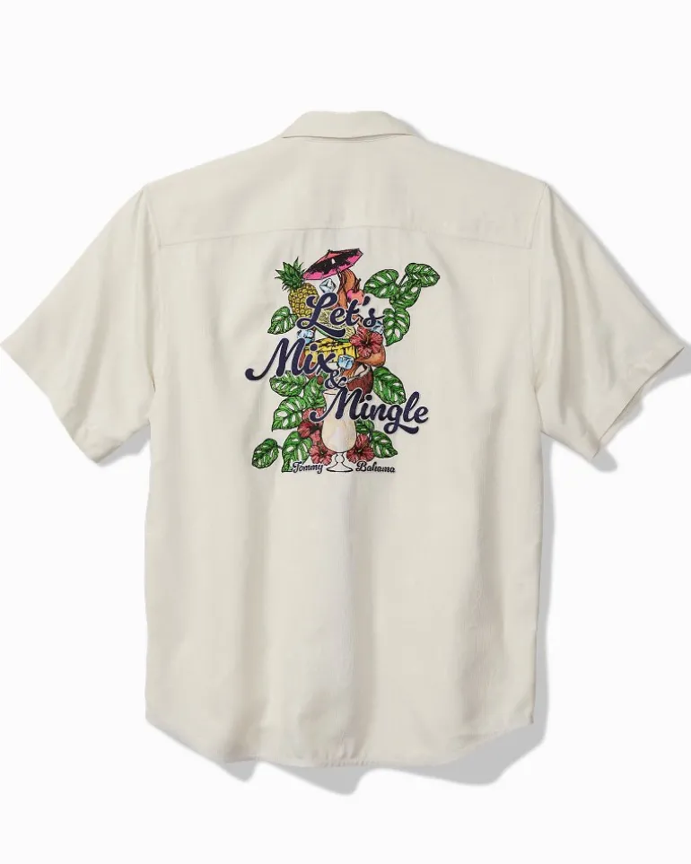 Let's Mix & Mingle Silk Camp Shirt
