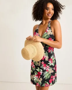 Lily Cat Halter Spa Coverup Dress