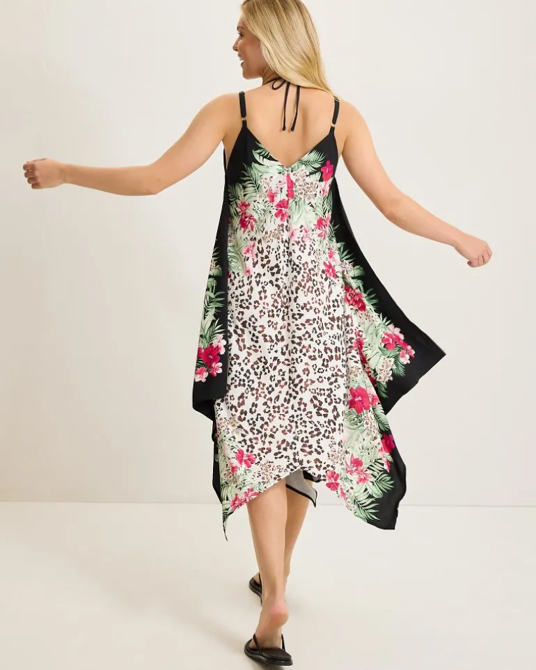 Lily Cat Scarf Coverup Dress