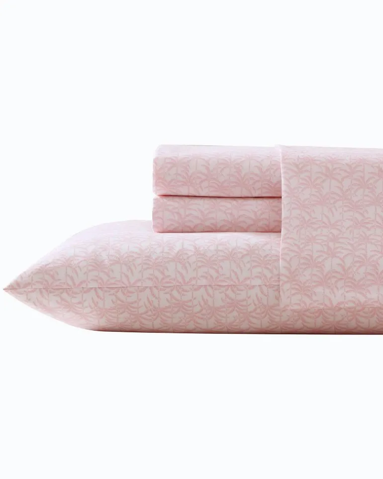 Lovely Palms 4-Piece King Sheet Set