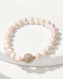 Madeira Pearl Stretch Bracelet