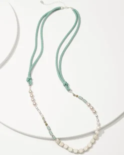 Marco Island Mixed Materials Necklace