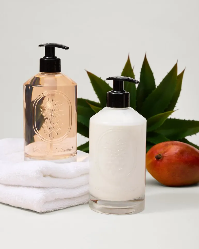 Maui Mango Glass Hand Soap & Lotion Set