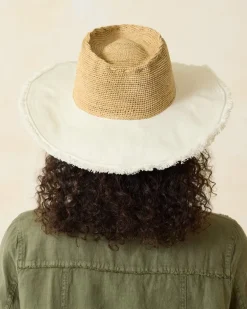 Melissa Lux Fringe Raffia Hat