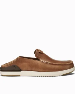Men's OluKai® Kākaha Leather Slip-On Shoes