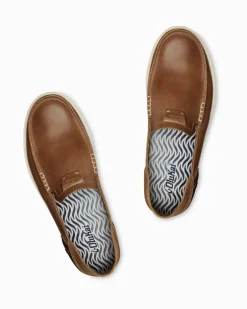 Men's OluKai® Kākaha Leather Slip-On Shoes