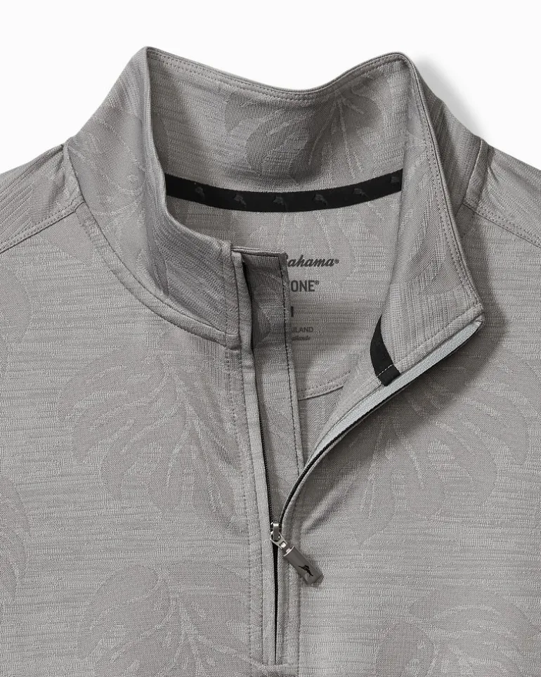 Monstera Fade IslandZone® Half-Zip Sweatshirt