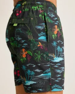 Naples Neon Shores 6-Inch Swim Trunks