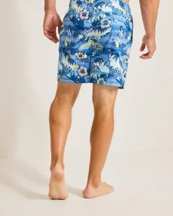 Naples Ocean Echoes 6-Inch Swim Trunks