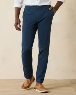 Nova Wave Half-Elastic Waist Seersucker Pants