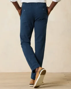 Nova Wave Half-Elastic Waist Seersucker Pants