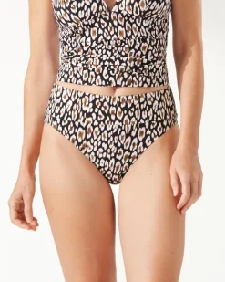 Palm Modern® Safari Cat High-Waist Bikini Bottoms