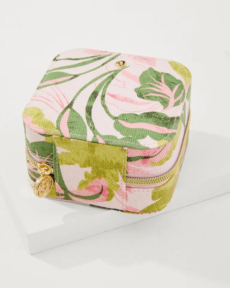 Palm Paradise Jewelry Travel Case