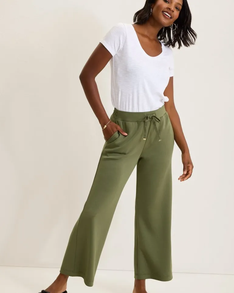 Palm Voyage Wide-Leg Pants