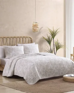 Palmday 3-Piece Full/Queen Quilt Set