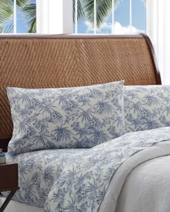 Pen & Ink Palm Sheet Set, Queen