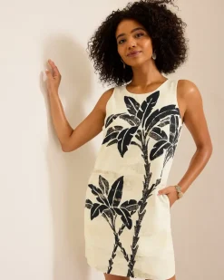 Peninsula Palms Silk Shift Dress