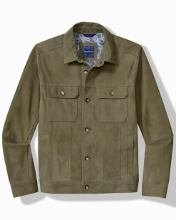 Pine Lake Suede Trucker Jacket
