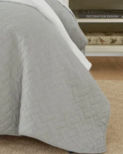 Raffia Solid 2-Piece Twin Quilt Set