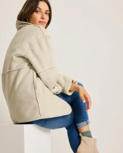 Reversible Faux Shearling Coat