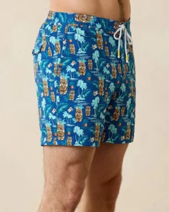 Rialto Tiki Tropics 6-Inch Swim Trunks