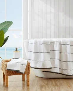 Ridley Grey 3-Piece Towel Set