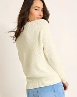 Salt Wash V-Neck Sweater
