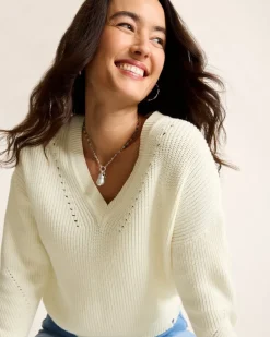 Salt Wash V-Neck Sweater