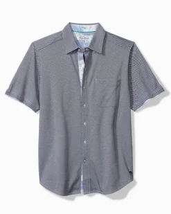 San Lucio Cali Blooms Happy Hour Stretch Knit Shirt