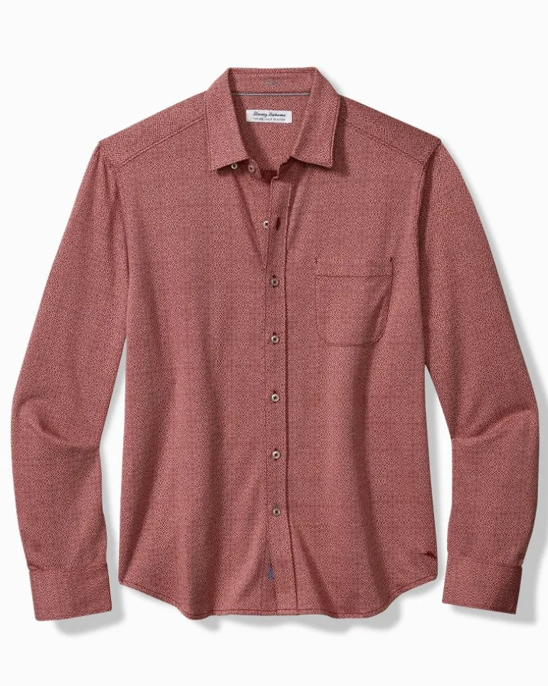 San Lucio Diamond Isles Stretch Knit Shirt