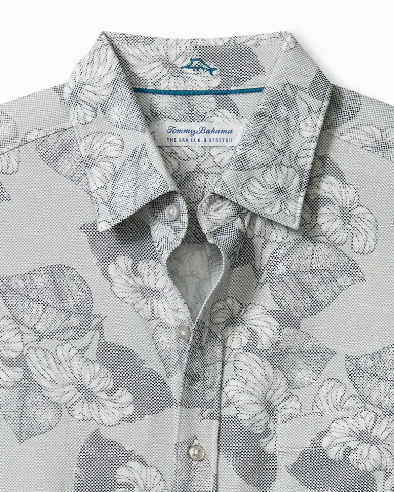San Lucio Harbor Garden Stretch Knit Shirt