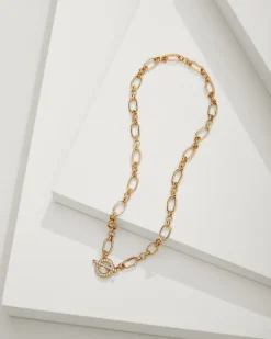 Sanibel Island Crystal Link Necklace