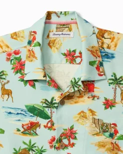 Santa Shores Silk Camp Shirt