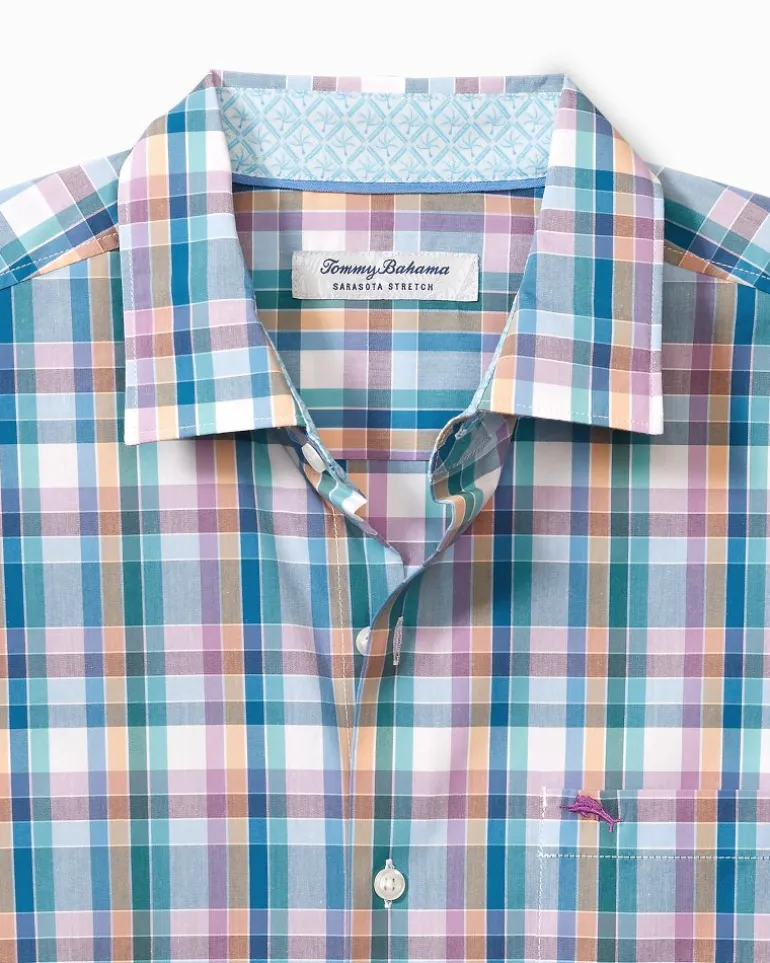 Sarasota Stretch Los Reyes Check IslandZone® Shirt