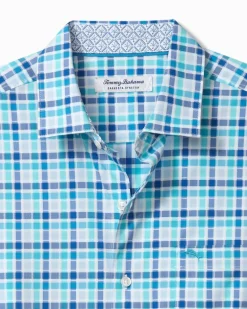 Sarasota Stretch St. Kitts Check IslandZone® Shirt