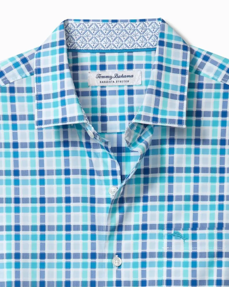 Sarasota Stretch St. Kitts Check IslandZone® Shirt