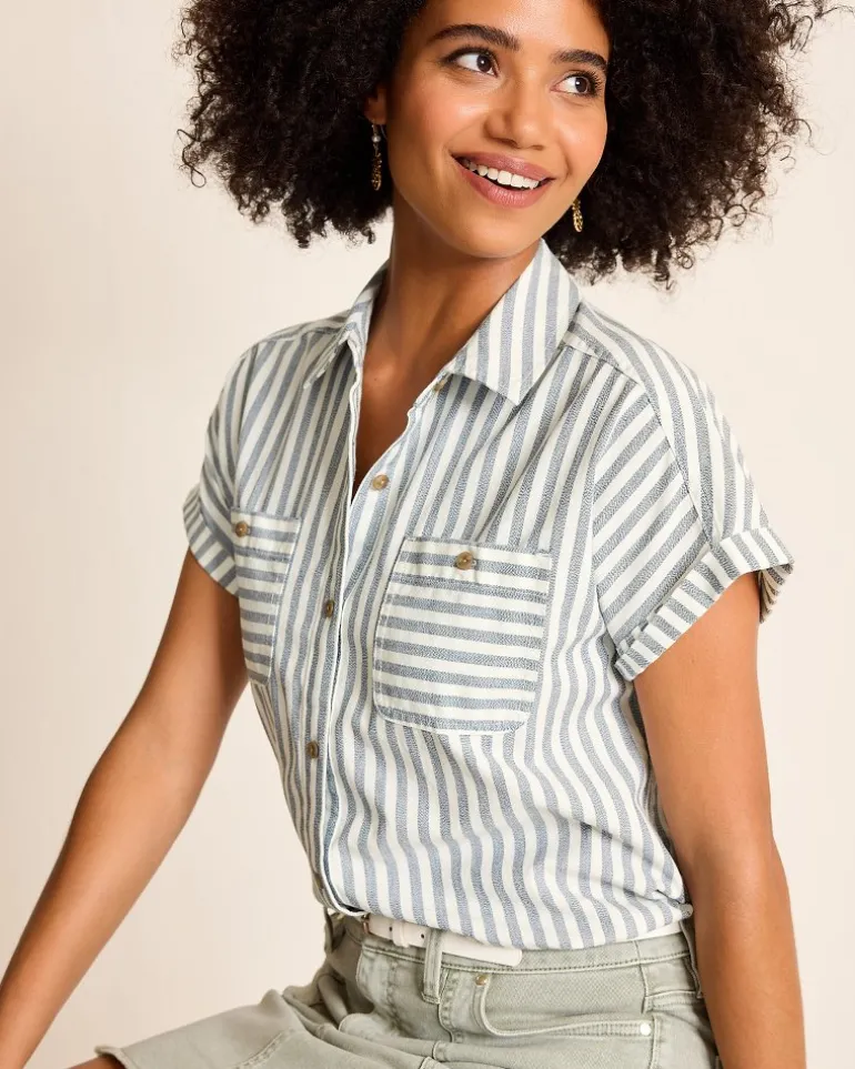 Seaway Stripe Coastal Twill Shirt