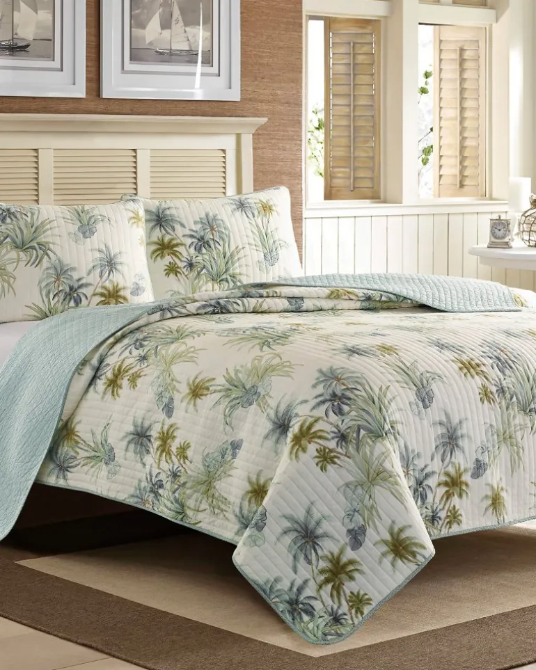 Serenity Palms King Quilted Sham