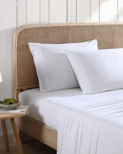 Solid 4-Piece Queen Sheet Set - Blue