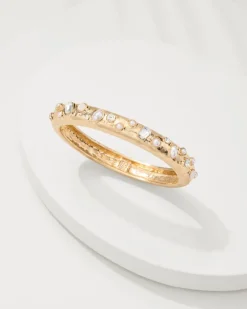 Tidal Treasure Mother of Pearl and Stone Bangle