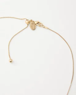 Tidal Treasure Mother of Pearl Disc Pendant Necklace