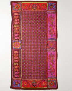 Tile Patch Wrap Scarf