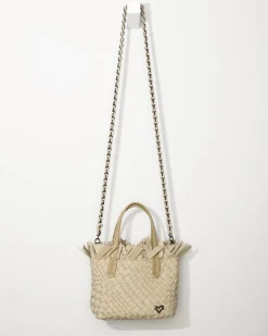 Tiny Mini Fringe Woven Tote