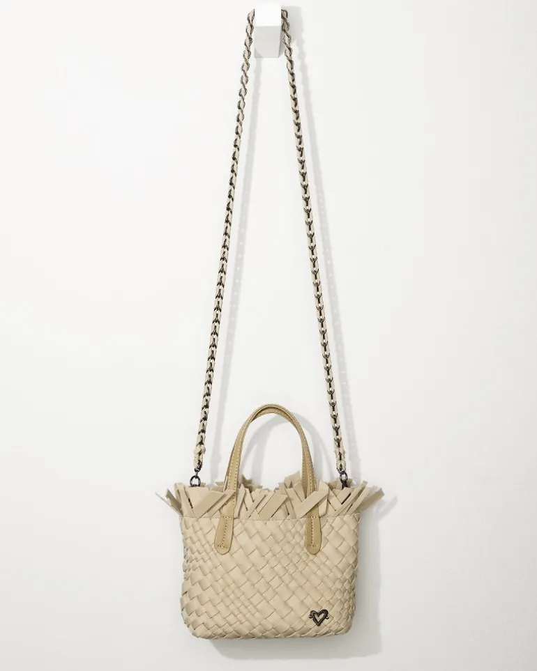 Tiny Mini Fringe Woven Tote